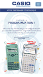 Mobile Screenshot of casio-education.fr